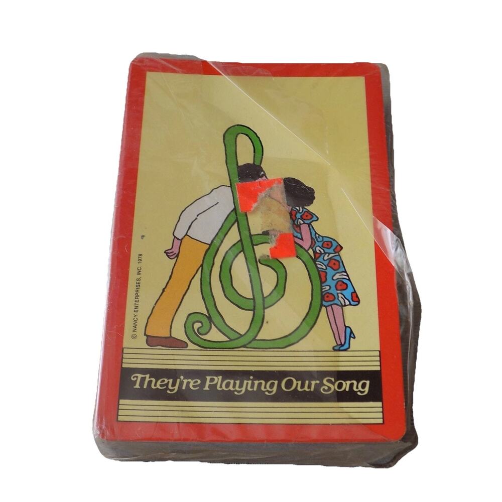Vintage Redislip playing cards They're Playing Our Song NEW